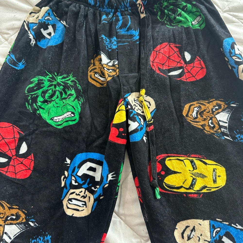 Marvel Superhero Kids Pajama Pants - Black